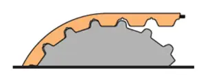 Timing Pully AT – Section Diagram